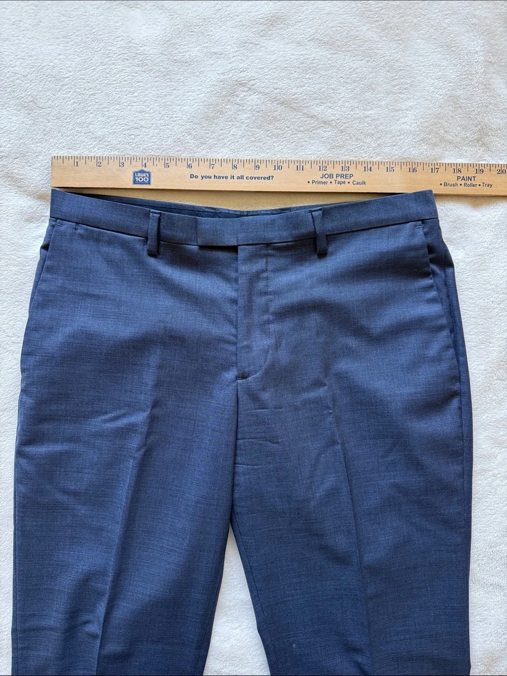 Banana Republic Blue Tessuto Marzotto Premium Italian Wool Pant